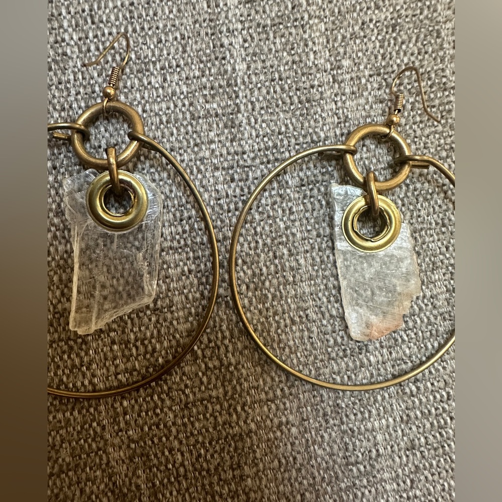 Twisted Silver Earrings